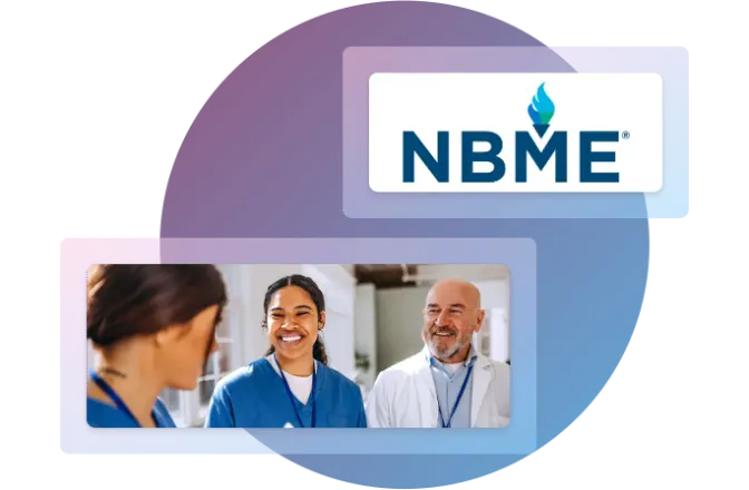 NBME healthcare professionals collaborating